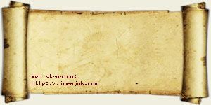 Jagoda Ranković vizit kartica